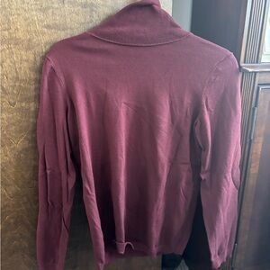 Talbots Deep Red Turtleneck Sweater